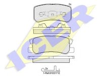 Set placute frana,frana disc MITSUBISHI SHOGUN II (V3_W, V2_W, V4_W), MITSUBISHI SHOGUN III autoturism de teren, deschis (V6_W, V7_W), MITSUBISHI SHOG