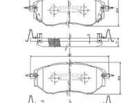 Set placute frana,frana disc NIPPARTS J3607019