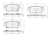 Set placute frana,frana disc NIPPARTS N3610314