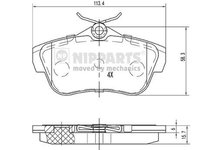 Set placute frana,frana disc NIPPARTS N3612050