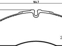 Set placute frana,frana disc NISSAN ATLEON (2000 - 2016) TEXTAR 2916002