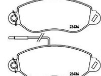 Set placute frana,frana disc NISSAN CABSTAR E, NISSAN CABSTAR platou / sasiu (F23, H41, H42) - HELLA PAGID 8DB 355 010-531