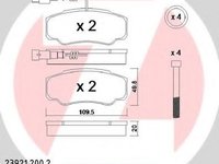 Set placute frana,frana disc NISSAN CABSTAR, RENAULT TRUCKS Maxity - ZIMMERMANN 23921.200.2