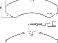 Set placute frana,frana disc NISSAN CABSTAR, RENAULT TRUCKS Maxity, NISSAN CABSTAR platou / sasiu (F23, H41, H42) - MINTEX MDB3061