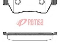 Set placute frana,frana disc NISSAN MARCH III (K12), RENAULT MODUS / GRAND MODUS (F/JP0_), NISSAN MICRA C+C (K12) - METZGER 0987.00