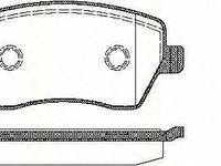 Set placute frana,frana disc NISSAN MARCH III (K12), RENAULT MODUS / GRAND MODUS (F/JP0_), NISSAN MICRA C+C (K12) - TRISCAN 8110 14039