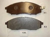 Set placute frana,frana disc NISSAN NAVARA (D22) - ASHIKA 50-01-130