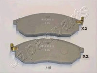 Set placute frana,frana disc NISSAN NAVARA (D40) (2004 - 2016) JAPANPARTS PA-115AF piesa NOUA