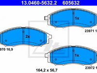 Set placute frana,frana disc NISSAN NAVARA platou / sasiu (D22) (1997 - 2016) ATE 13.0460-5632.2