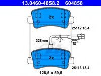 Set placute frana,frana disc NISSAN NV400 bus (2011 - 2020) ATE 13.0460-4858.2