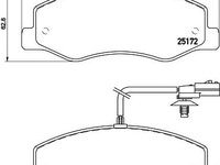 Set placute frana,frana disc NISSAN NV400 platou / sasiu (2011 - 2020) TEXTAR 2517201