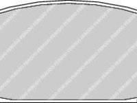 Set placute frana,frana disc NISSAN PATROL GR   (Y60, GR) (1987 - 1998) FERODO FDB937