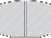 Set placute frana,frana disc NISSAN PATROL III/2 Station Wagon (W260) (1988 - 1998) FERODO FDB643