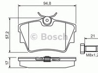 Set placute frana,frana disc NISSAN PRIMASTAR Van (X83) (2001 - 2016) BOSCH 0 986 494 040