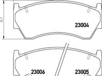 Set placute frana,frana disc NISSAN PULSAR I hatchback (N15), NISSAN SENTRA I (N15), NISSAN SABRE I limuzina (N15) - MINTEX MDB1760