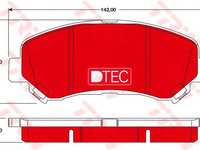 Set placute frana,frana disc NISSAN QASHQAI / QASHQAI +2 (J10, JJ10) (2007 - 2016) TRW GDB3467DTE