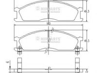 Set placute frana,frana disc NISSAN TERRANO (WD21), NISSAN CARAVAN bus (E24), NISSAN NOMAD bus (C22) - NIPPARTS J3601037