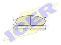 Set placute frana,frana disc NISSAN TERRANO (WD21), NISSAN CARAVAN bus (E24), NISSAN MISTRAL II (R20) - ICER 140884