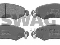 Set placute frana,frana disc OPEL AGILA (A) (H00), VAUXHALL AGILA Mk I (A) - SWAG 40 91 6387