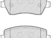 Set placute frana,frana disc OPEL AGILA (B) (H08) (2008 - 2016) FERODO FDB4069