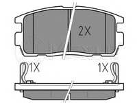 Set placute frana,frana disc OPEL ANTARA, CHEVROLET CAPTIVA (C100, C140), VAUXHALL ANTARA (J26, H26) - MEYLE 025 244 9815/W