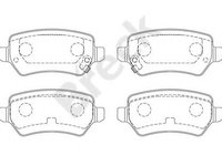 Set placute frana,frana disc OPEL ASTRA G Combi (F35) (1998 - 2009) Break 23417 00 704 10 piesa NOUA