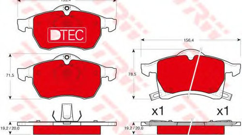 Set placute frana,frana disc OPEL ASTRA G Lim