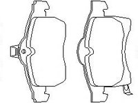 Set placute frana,frana disc OPEL ASTRA G hatchback (F48_, F08_), OPEL ASTRA G combi (F35_), OPEL ASTRA G limuzina (F69_) - TOPRAN 205 781