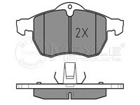 Set placute frana,frana disc OPEL ASTRA G hatchback (F48_, F08_), OPEL ASTRA G combi (F35_), OPEL ASTRA G limuzina (F69_) - MEYLE 025 230 5719/PD