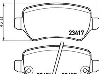 Set placute frana,frana disc OPEL ASTRA G hatchback (F48_, F08_), OPEL ASTRA G combi (F35_), OPEL ASTRA G limuzina (F69_) - HELLA PAGID 8DB 355 018-78