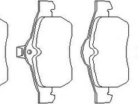 Set placute frana,frana disc OPEL CALIBRA A (85_), OPEL VECTRA B hatchback (38_), OPEL VECTRA B (36_) - TOPRAN 205 097