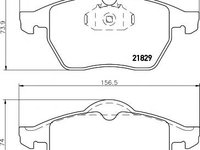 Set placute frana,frana disc OPEL CALIBRA A (85_), OPEL VECTRA B hatchback (38_), OPEL VECTRA B (36_) - HELLA PAGID 8DB 355 007-771