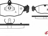 Set placute frana,frana disc OPEL COMBO (71_), OPEL CORSA A TR (91_, 92_, 96_, 97_), OPEL CORSA A hatchback (93_, 94_, 98_, 99_) - METZGER 0393.00