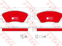 Set placute frana,frana disc OPEL COMBO caroserie inchisa/combi (2001 - 2016) TRW GDB1570DTE