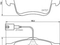 Set placute frana,frana disc OPEL COMBO Tour (X12) (2012 - 2016) TEXTAR 2472901