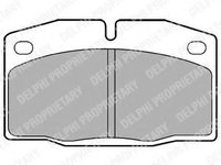 Set placute frana,frana disc OPEL CORSA A TR (91_, 92_, 96_, 97_) (1982 - 1993) DELPHI LP415