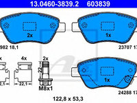 Set placute frana,frana disc OPEL CORSA D (2006 - 2016) ATE 13.0460-3839.2