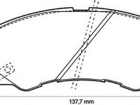 Set placute frana,frana disc OPEL FRONTERA A Sport (5_SUD2), VAUXHALL BRAVA pick-up, VAUXHALL FRONTERA Mk I (A) Sport - JURID 572348J