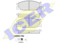 Set placute frana,frana disc OPEL FRONTERA A Sport (5_SUD2), FORD GRANADA Break (GNU), ISUZU BIGHORN (UBS) - ICER 140853-700