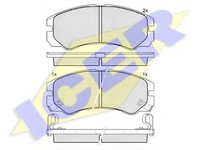 Set placute frana,frana disc OPEL FRONTERA A Sport (5_SUD2), VAUXHALL FRONTERA Mk I (A) Sport, VAUXHALL FRONTERA Mk I (A) - ICER 140990