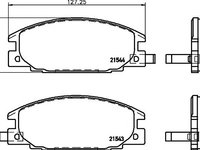 Set placute frana, frana disc OPEL FRONTERA/CAMPO 91-98 - OEM - MEYLE ORIGINAL GERMANY: 025 215 4316/W|00252154316/W - W02322017 - LIVRARE DIN STOC in 24 ore!!!