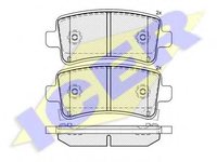 Set placute frana,frana disc OPEL INSIGNIA, OPEL INSIGNIA limuzina, VAUXHALL INSIGNIA limuzina - ICER 181929