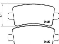 Set placute frana,frana disc OPEL INSIGNIA, OPEL INSIGNIA limuzina, VAUXHALL INSIGNIA limuzina - MINTEX MDB2867