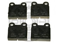 Set placute frana,frana disc OPEL KADETT B cupe, VW CAROCHA, SAAB 900 hatchback - OPTIMAL 9149