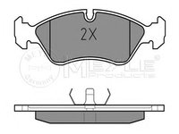 Set placute frana,frana disc OPEL MONZA E (39_, 49_), OPEL KADETT E Cabriolet (43B_), OPEL KADETT E combi (35_, 36_, 45_, 46_) - MEYLE 025 211 9017