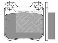 Set placute frana,frana disc OPEL OMEGA A combi (66_, 67_), OPEL OMEGA A (16_, 17_, 19_), VAUXHALL CARLTON Mk III - MAPCO 6357