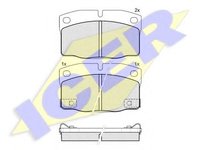 Set placute frana,frana disc OPEL OMEGA A combi (66_, 67_), VAUXHALL CARLTON Mk III, VAUXHALL CARLTON Mk III combi - ICER 181093