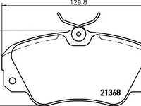 Set placute frana,frana disc OPEL SENATOR B (29_), OPEL OMEGA A combi (66_, 67_), OPEL OMEGA A (16_, 17_, 19_) - MINTEX MDB1540