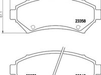 Set placute frana,frana disc OPEL SINTRA, PONTIAC TRANS SPORT, PONTIAC TRANS SPORT - TEXTAR 2335801