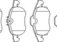 Set placute frana,frana disc OPEL VECTRA C, OPEL VECTRA C GTS, OPEL SIGNUM - TOPRAN 207 473